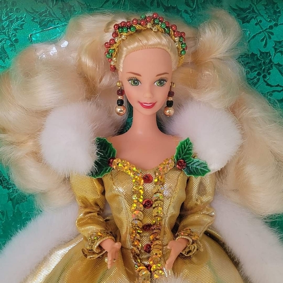 1994 Happy Holidays Special Edition Barbie Doll Mattel with Box - Picture 3 of 3